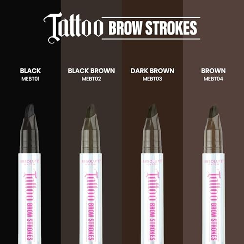 Absolute Tattoo Brown Strokes Black