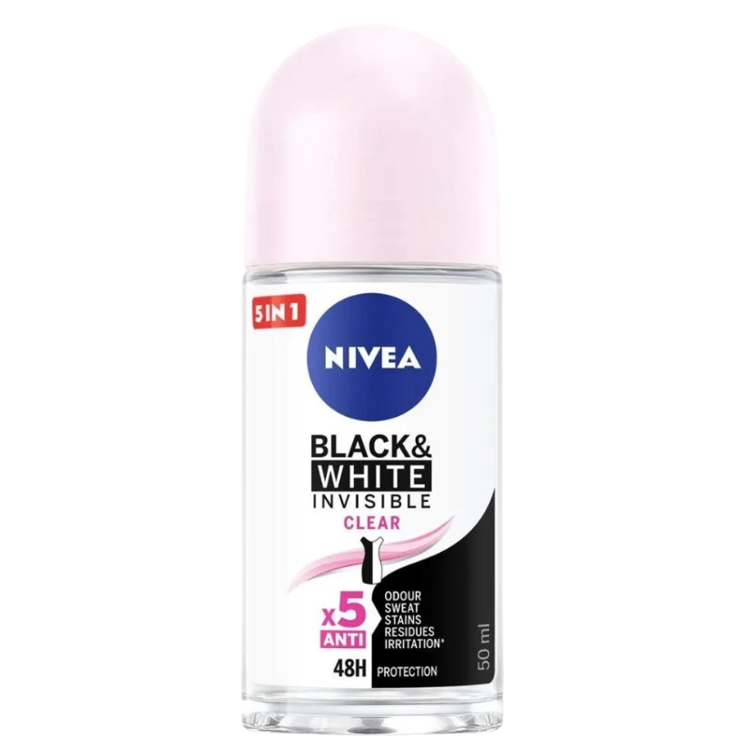 [82240] Nivea Deo- Rollon invisible Clear 50ml