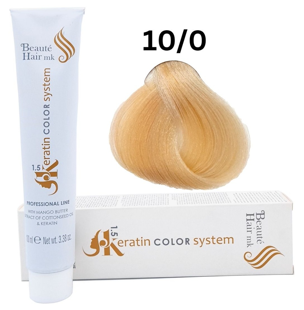 [KE 10/0] Keratin Color System n° 10/0
