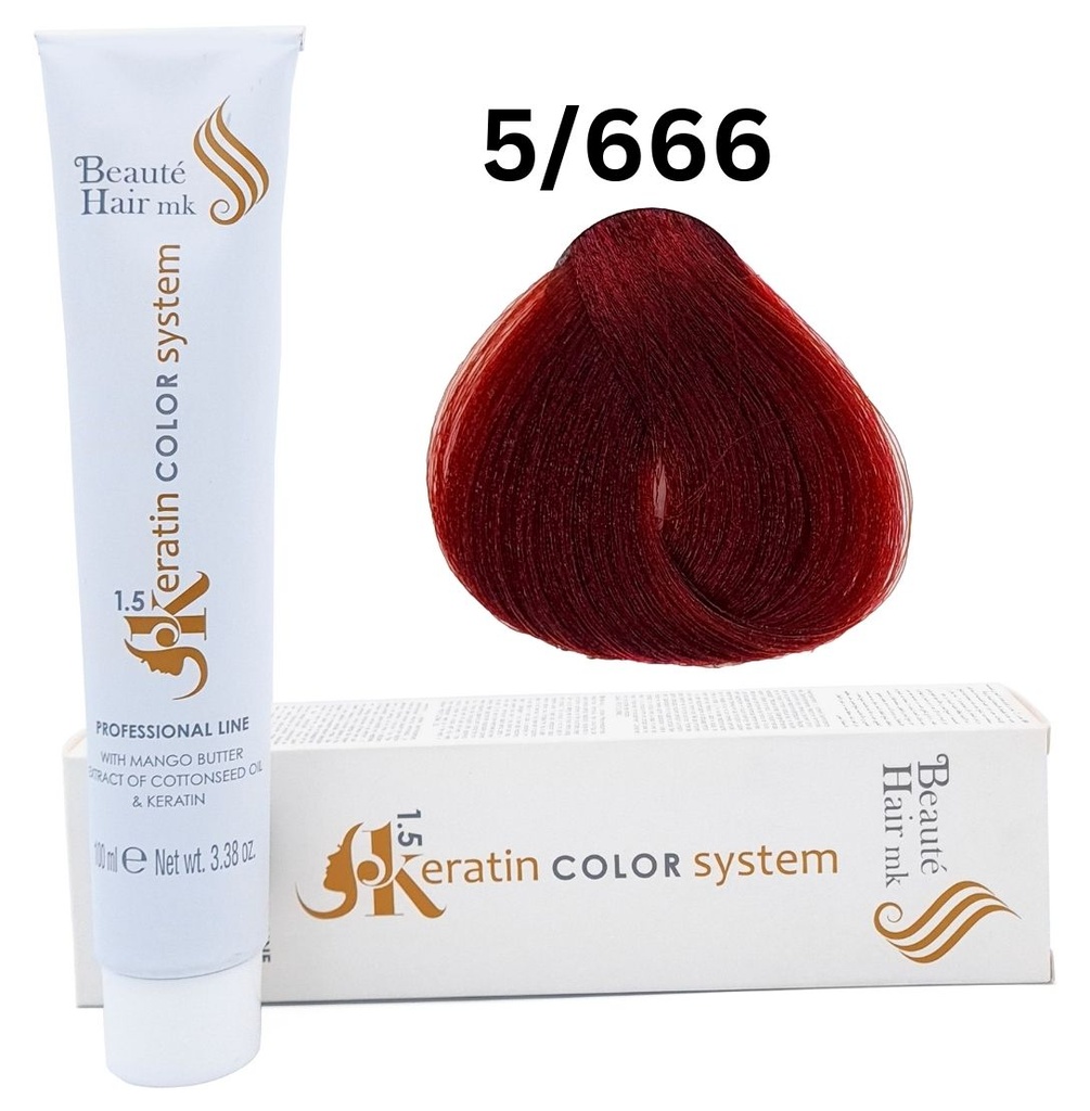 [KE 5/666] Keratin Color System n° 5/666