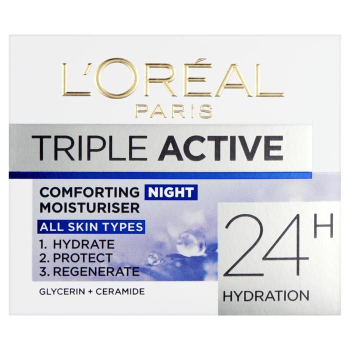 [757277] L'oreal Triple Active Crème de Nuit 50ml
