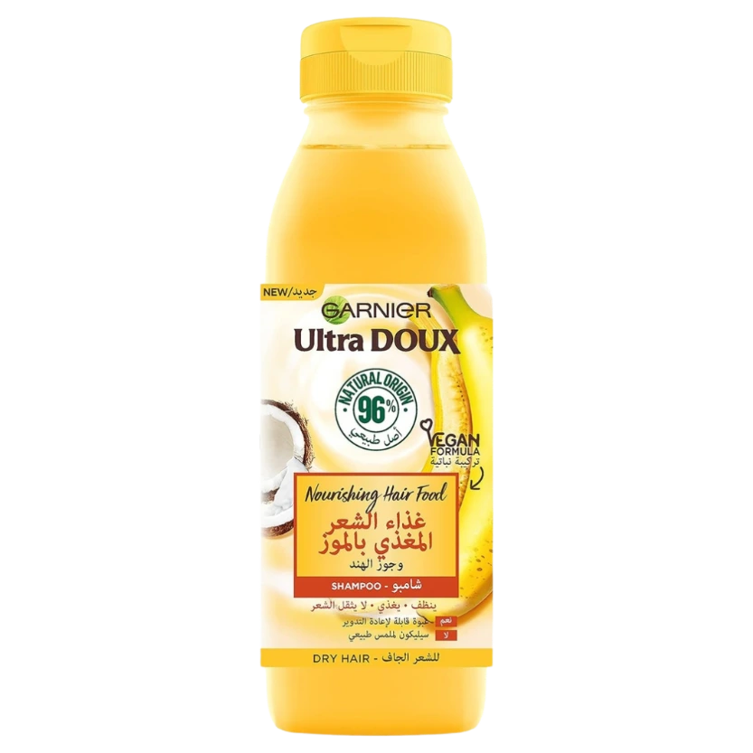 [416092] Ultra Doux Hair Food Shampoo Banan 350ml