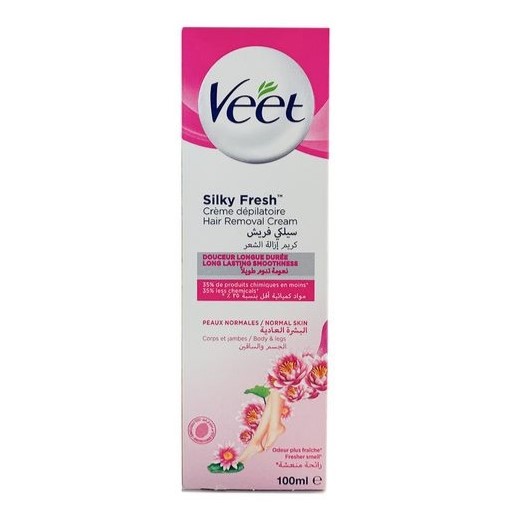 Veet Crème Dépilatoire Peaux Normal 100ml